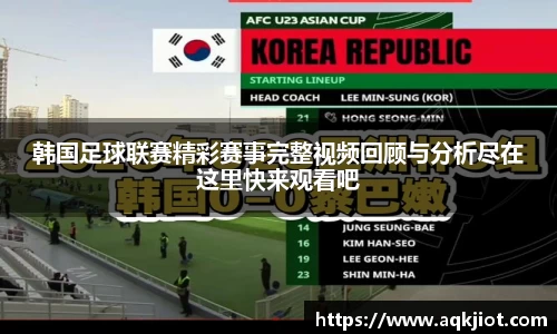 韩国足球联赛精彩赛事完整视频回顾与分析尽在这里快来观看吧